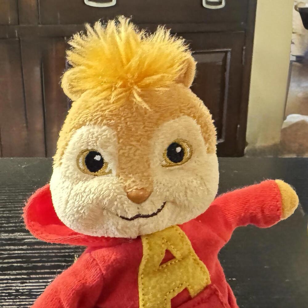 Ty ALVIN and the Chipmunks Beanie Baby (7 Inch) Plush Toy